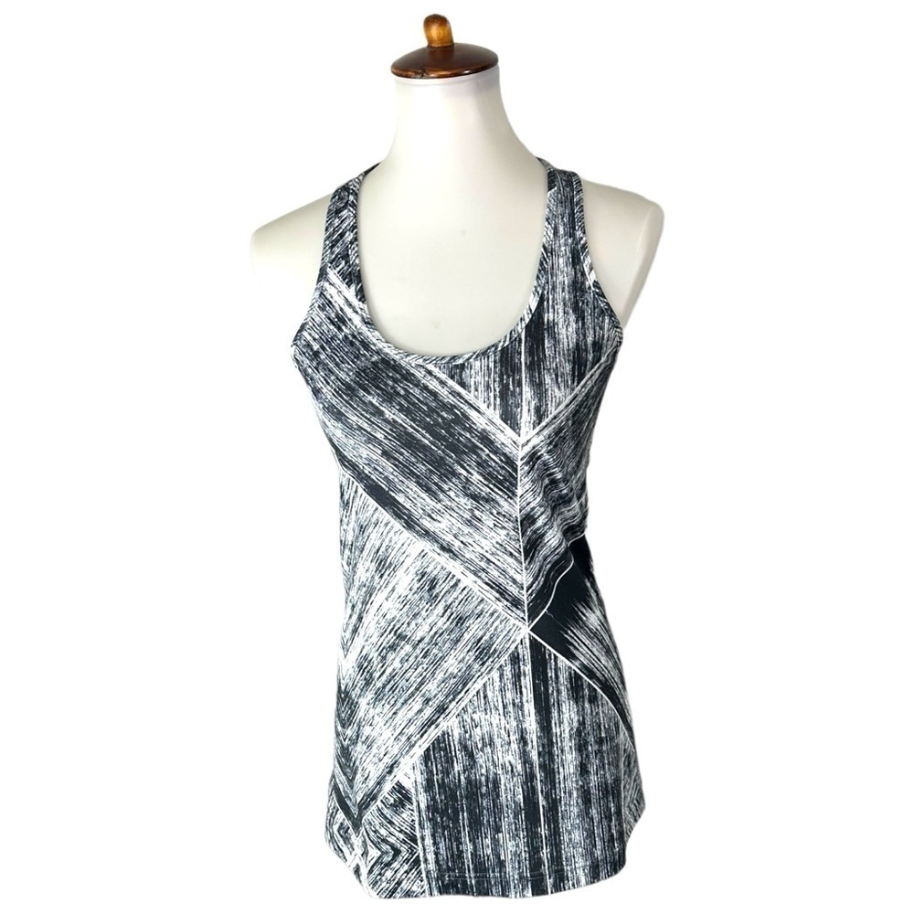 Lululemon Cool Racerback Heat Wave White Black